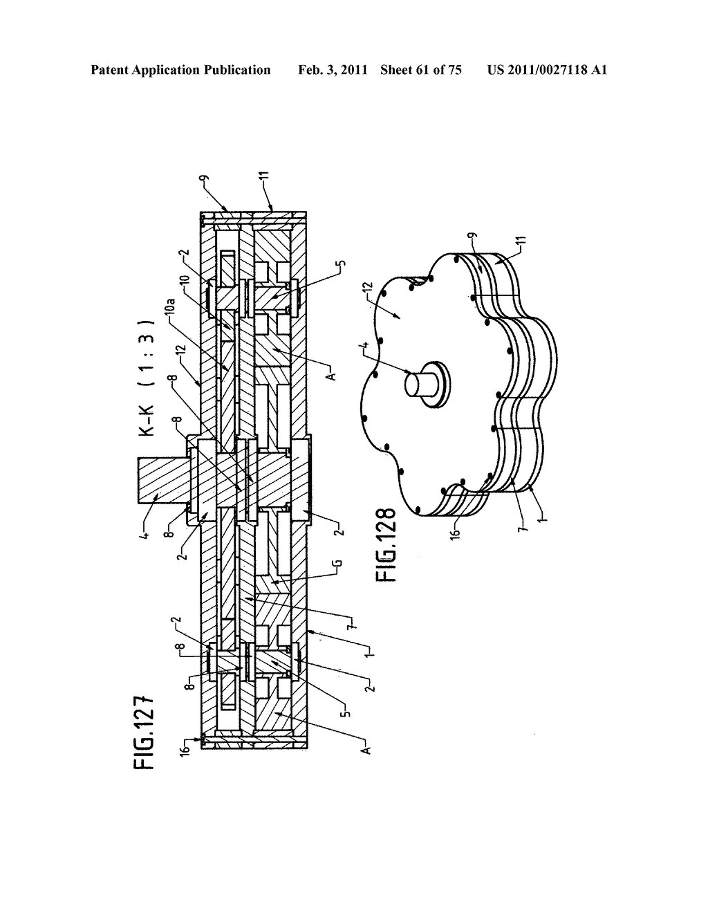 DEVICE WITH ROTARY PISTONS THAT CAN BE USED AS A COMPRESSOR, A PUMP, A VACUUM PUMP, A TURBINE, A MOTOR AND AS OTHER DRIVING AND DRIVEN HYDRAULIC-PNEUMATIC MACHINES - diagram, schematic, and image 62