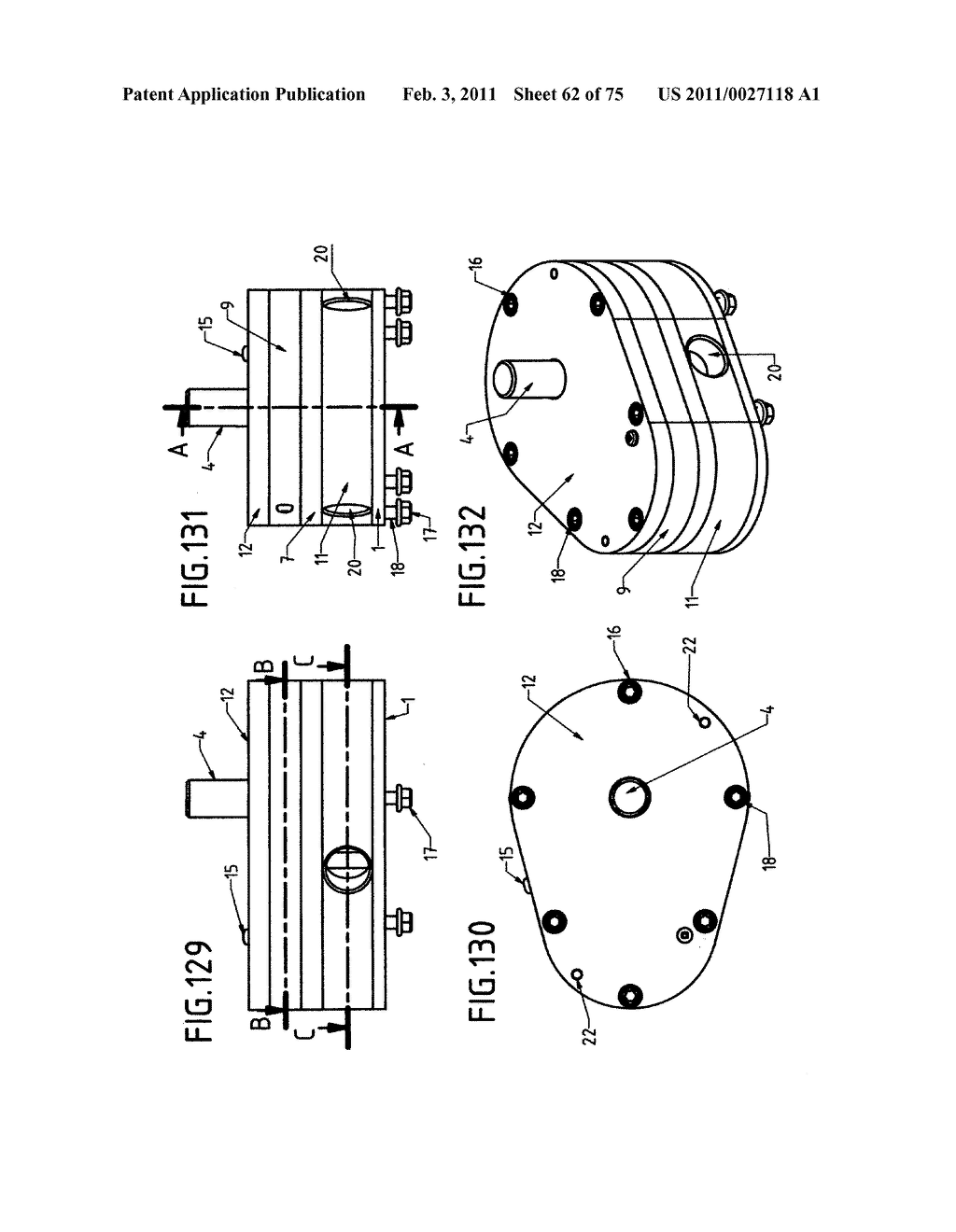 DEVICE WITH ROTARY PISTONS THAT CAN BE USED AS A COMPRESSOR, A PUMP, A VACUUM PUMP, A TURBINE, A MOTOR AND AS OTHER DRIVING AND DRIVEN HYDRAULIC-PNEUMATIC MACHINES - diagram, schematic, and image 63