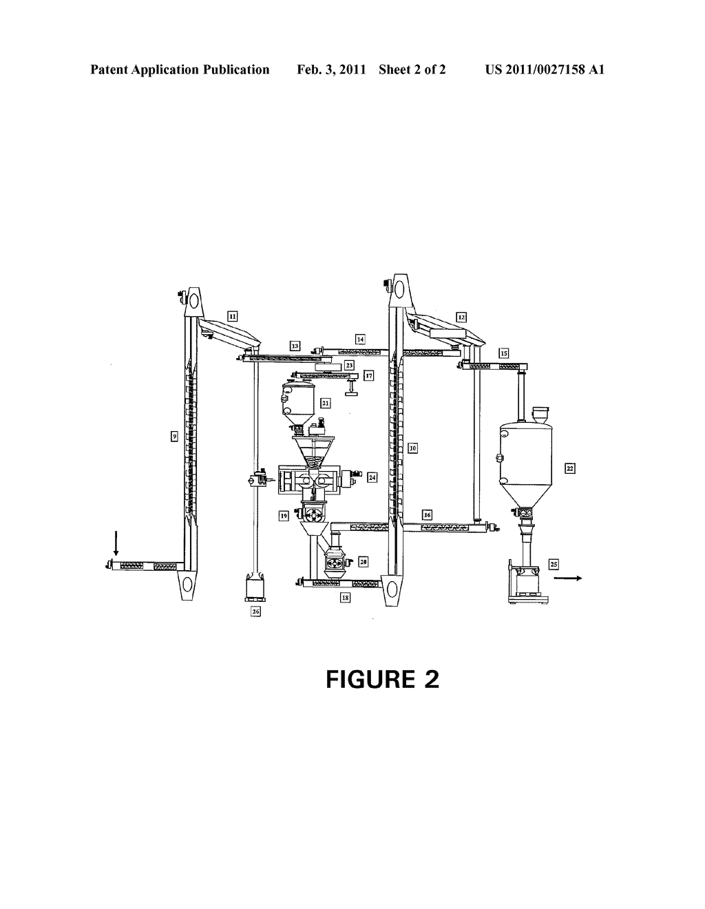 Calcined Tincal Production Method by Calcination Autogenic Grinding and Separation (CASG) Method in a Single Step - diagram, schematic, and image 03