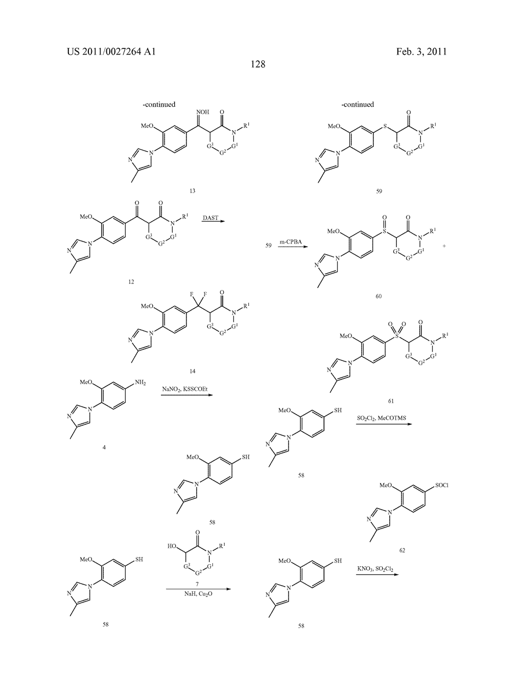 GAMMA SECRETASE MODULATORS FOR THE TREATMENT OF ALZHEIMER'S DISEASE - diagram, schematic, and image 129