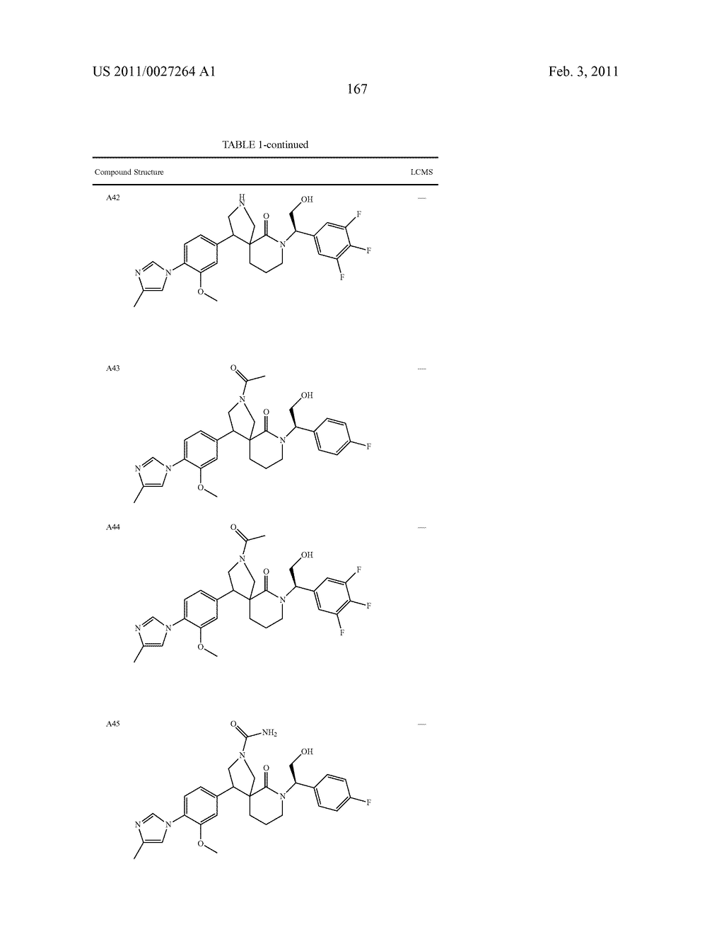 GAMMA SECRETASE MODULATORS FOR THE TREATMENT OF ALZHEIMER'S DISEASE - diagram, schematic, and image 168