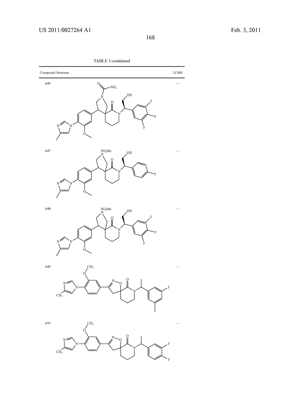 GAMMA SECRETASE MODULATORS FOR THE TREATMENT OF ALZHEIMER'S DISEASE - diagram, schematic, and image 169