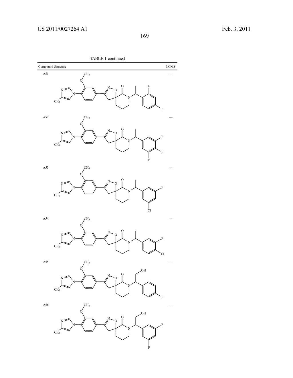 GAMMA SECRETASE MODULATORS FOR THE TREATMENT OF ALZHEIMER'S DISEASE - diagram, schematic, and image 170