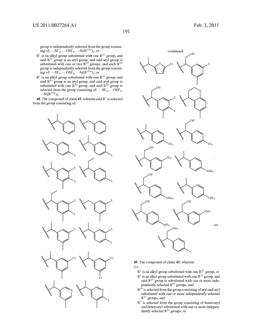 GAMMA SECRETASE MODULATORS FOR THE TREATMENT OF ALZHEIMER'S DISEASE - diagram, schematic, and image 192