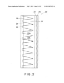 Reflecting screen, method of manufacturing the same, and reflection-type projection system diagram and image