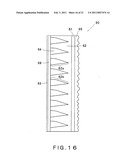 Reflecting screen, method of manufacturing the same, and reflection-type projection system diagram and image