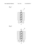 ELECTROLYTE MATERIAL, LIQUID COMPOSITION AND MEMBRANE/ELECTRODE ASSEMBLY FOR POLYMER ELECTROLYTE FUEL CELL diagram and image