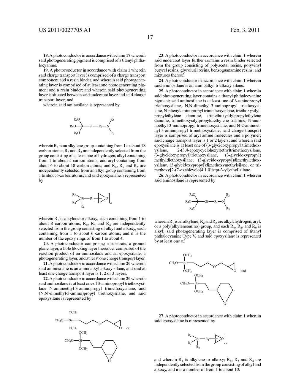 EPOXYSILANE HOLE BLOCKING LAYER PHOTOCONDUCTORS - diagram, schematic, and image 18