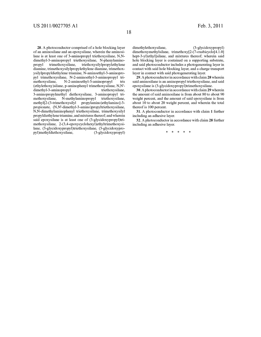 EPOXYSILANE HOLE BLOCKING LAYER PHOTOCONDUCTORS - diagram, schematic, and image 19