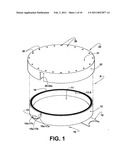 RECIPIENT DEVICE AND METHOD TO PROTECT IN VITRO CULTURED EMBRYOS AND CELLS AGAINST ATOMOSPHERIC SHOCK diagram and image