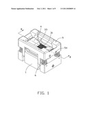 IC socket having restraining mechanism diagram and image