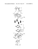 IC socket having restraining mechanism diagram and image