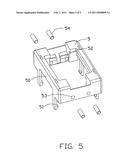 IC socket having restraining mechanism diagram and image