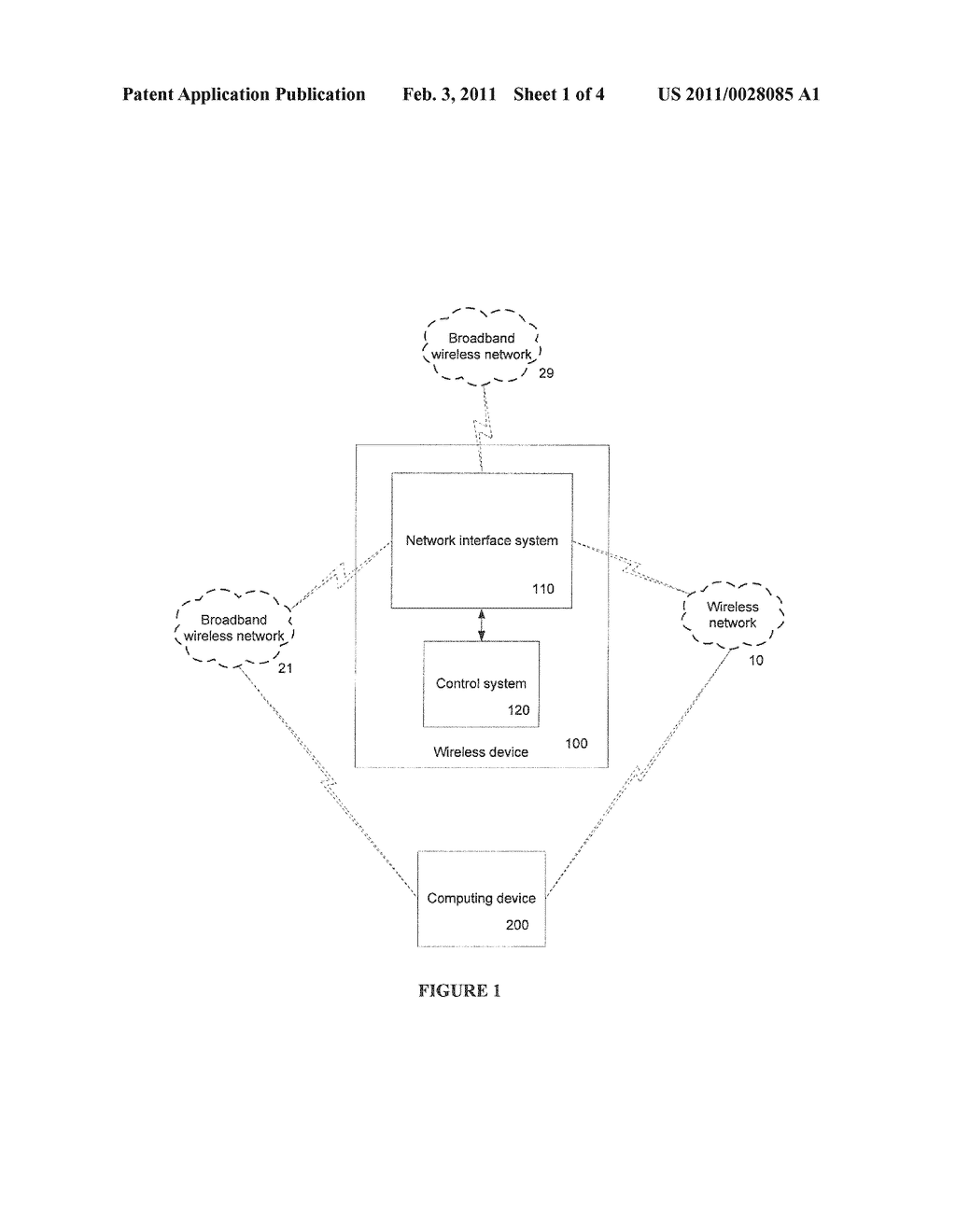 METHOD, SYSTEM AND DEVICE FOR INITIATING WIRELESS COMMUNICATION - diagram, schematic, and image 02