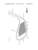 GOLF CLUB HEAD WTIH FACE INSERT diagram and image