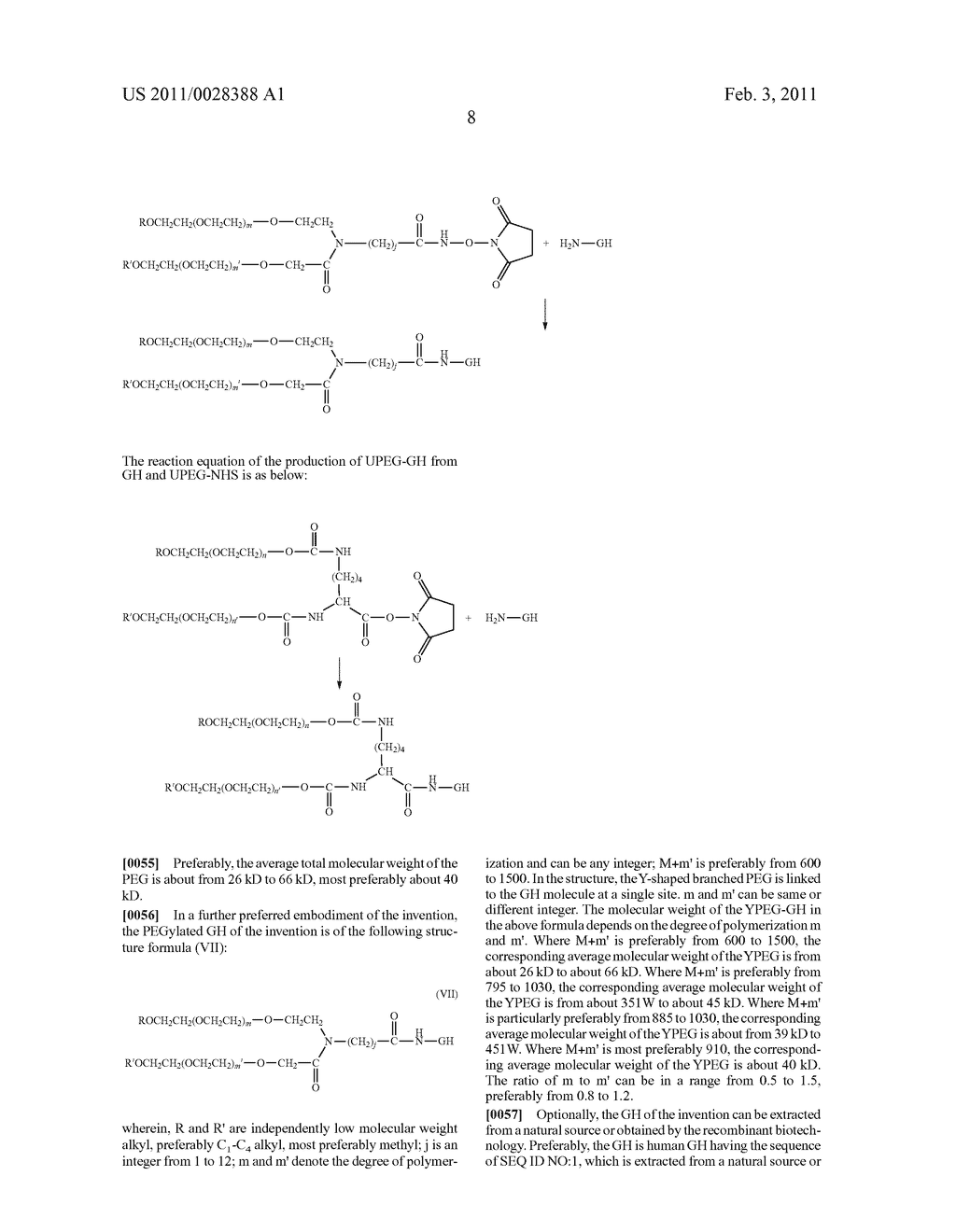 DOUBLE-STRANDED POLYETHYLENE GLYCOL MODIFIED GROWTH HORMONE, PREPARATION METHOD AND APPLICATION THEREOF - diagram, schematic, and image 20