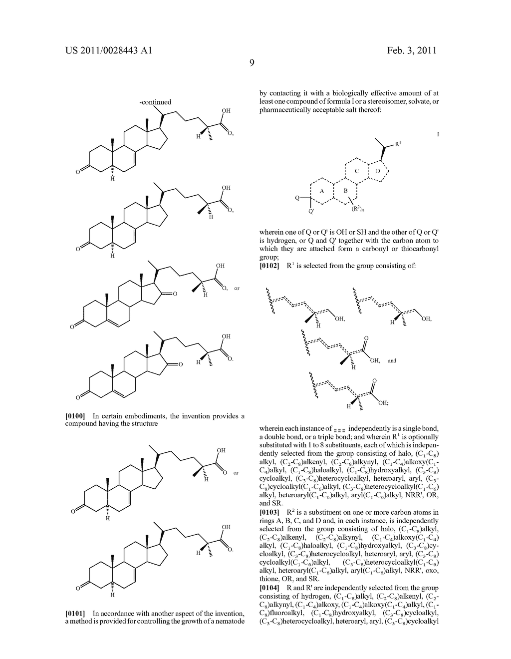 LIGANDS FOR NEMATODE NUCLEAR RECEPTORS AND USES THEREOF - diagram, schematic, and image 40