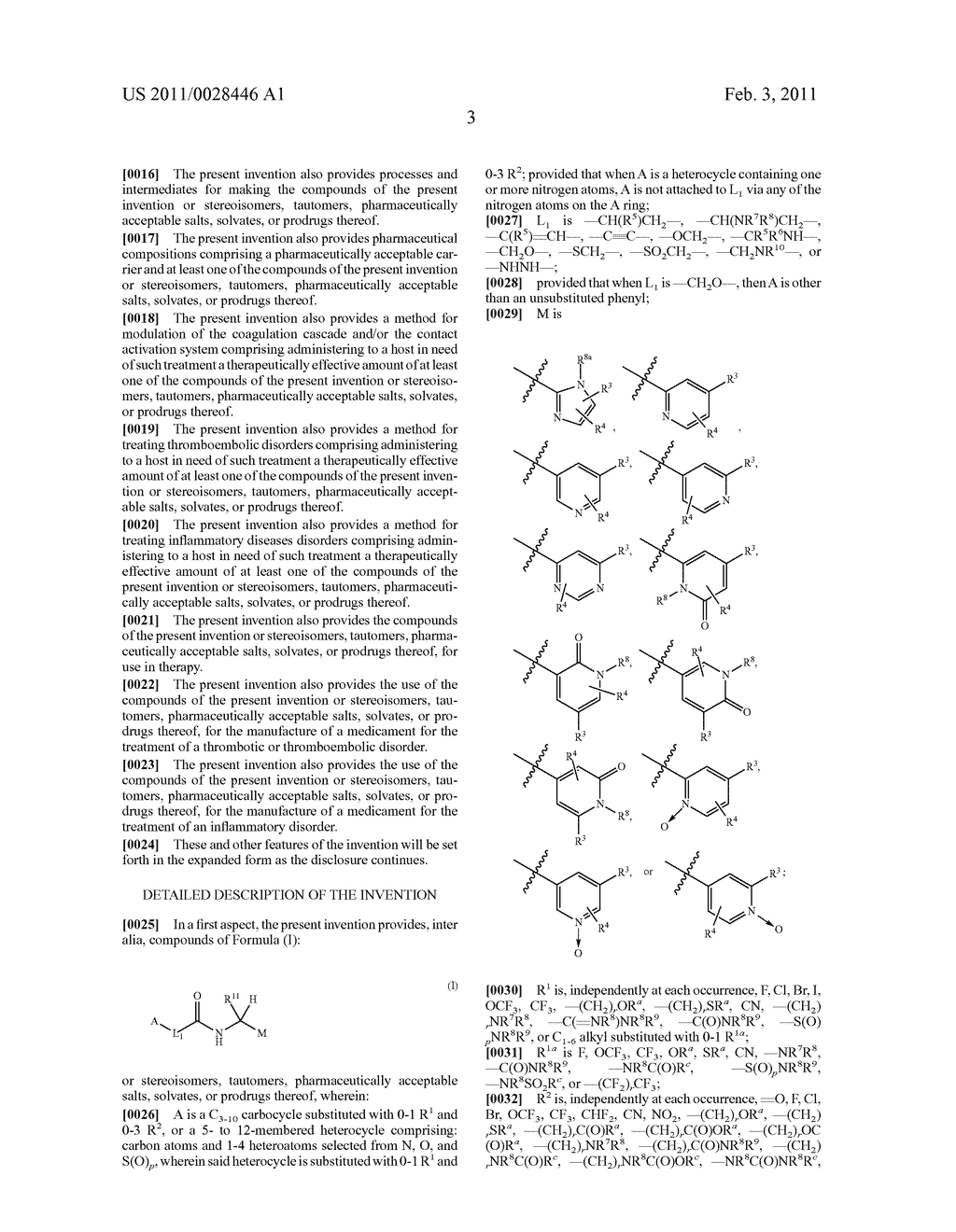 ARYLPROPIONAMIDE, ARYLACRYLAMIDE, ARYLPROPYNAMIDE, OR ARYLMETHYLUREA ANALOGS AS FACTOR XIA INHIBITORS - diagram, schematic, and image 04