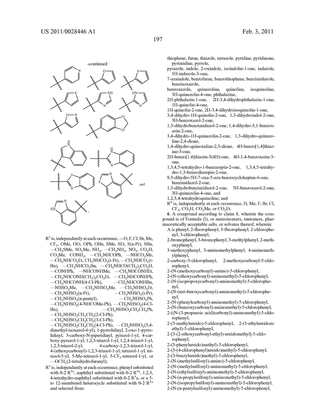 ARYLPROPIONAMIDE, ARYLACRYLAMIDE, ARYLPROPYNAMIDE, OR ARYLMETHYLUREA ANALOGS AS FACTOR XIA INHIBITORS - diagram, schematic, and image 198