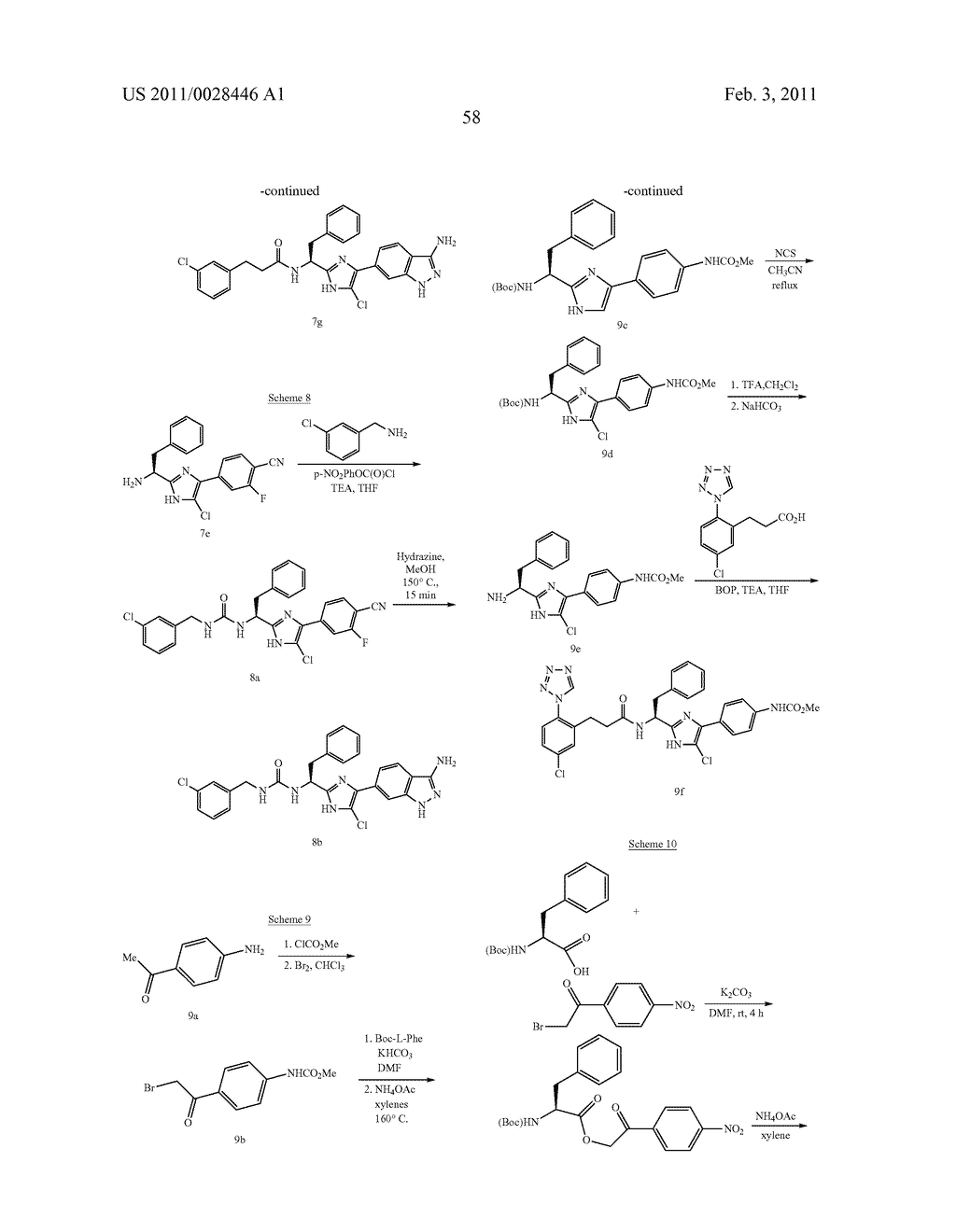 ARYLPROPIONAMIDE, ARYLACRYLAMIDE, ARYLPROPYNAMIDE, OR ARYLMETHYLUREA ANALOGS AS FACTOR XIA INHIBITORS - diagram, schematic, and image 59