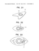 Contact lens for collecting tears and detecting at least one analyte diagram and image