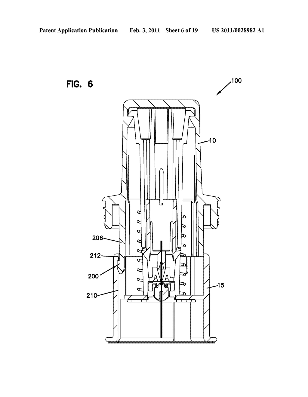 Device for Insertion of a Cannula of an Infusion Device and Method - diagram, schematic, and image 07