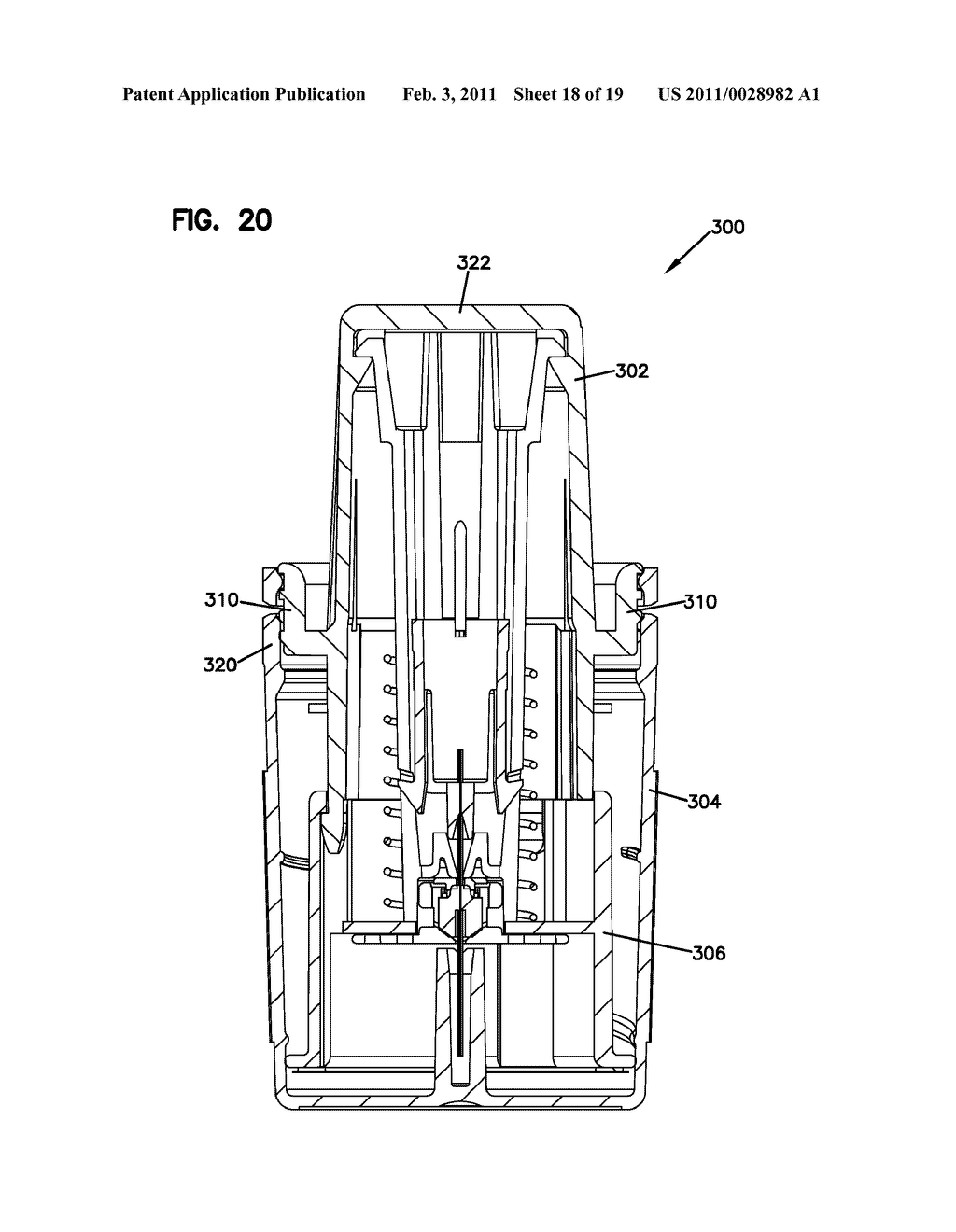 Device for Insertion of a Cannula of an Infusion Device and Method - diagram, schematic, and image 19