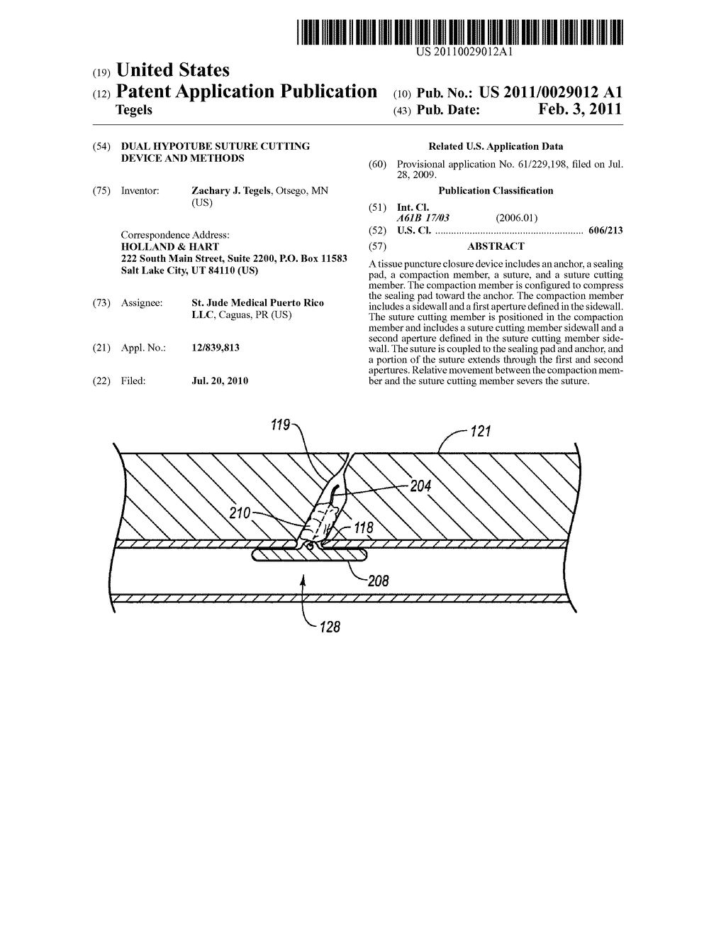 DUAL HYPOTUBE SUTURE CUTTING DEVICE AND METHODS - diagram, schematic, and image 01