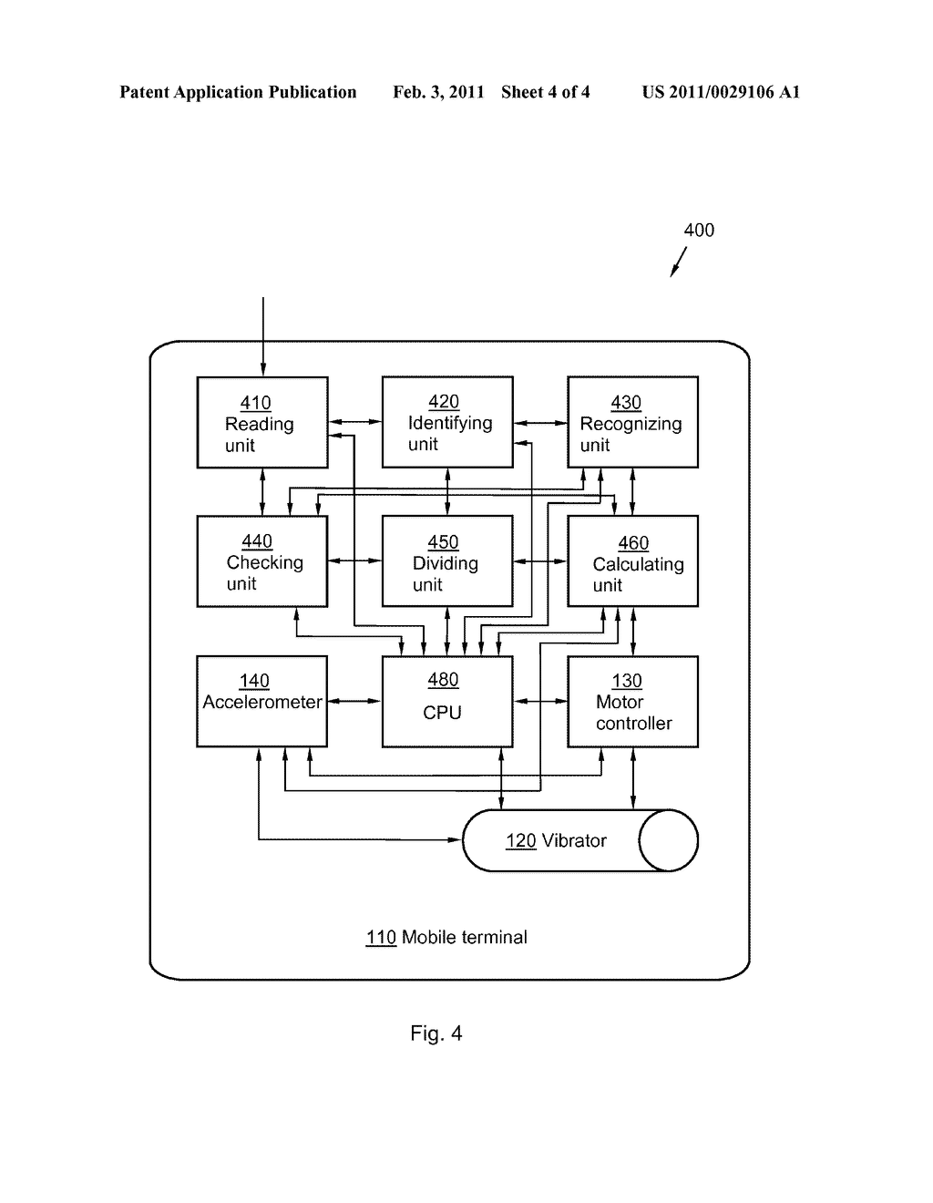 METHOD AND ARRANGEMENT IN A MOBILE TERMINAL - diagram, schematic, and image 05