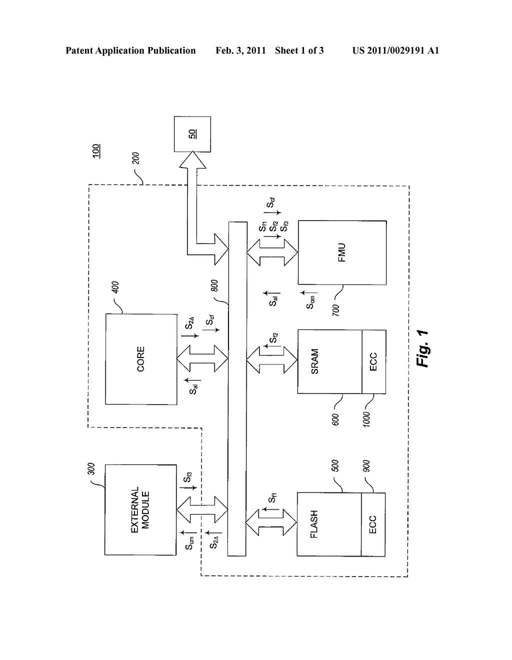 PROCESSOR SYSTEM AND FAULT MANAGING UNIT THEREOF - diagram, schematic, and image 02