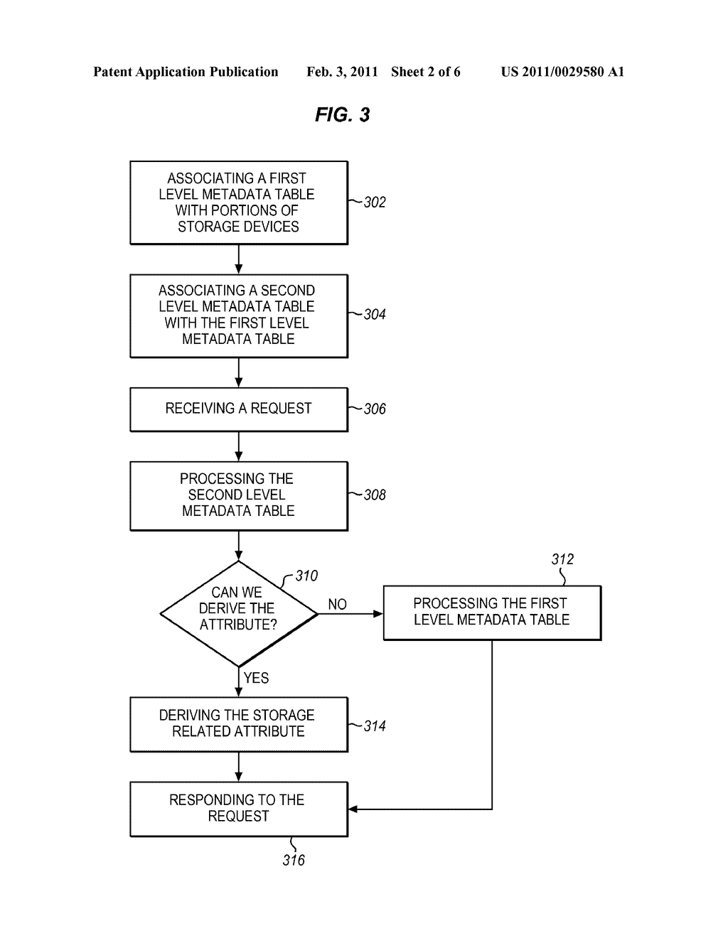 METHODS AND APPARATUS FOR METADATA MANAGEMENT IN A STORAGE SYSTEM - diagram, schematic, and image 03