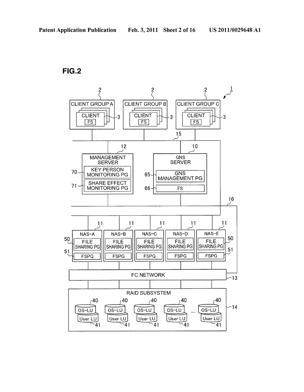 COMPUTER SYSTEM AND METHOD OF MANAGING SINGLE NAME SPACE - diagram, schematic, and image 03