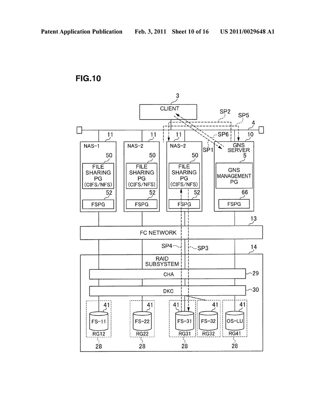 COMPUTER SYSTEM AND METHOD OF MANAGING SINGLE NAME SPACE - diagram, schematic, and image 11