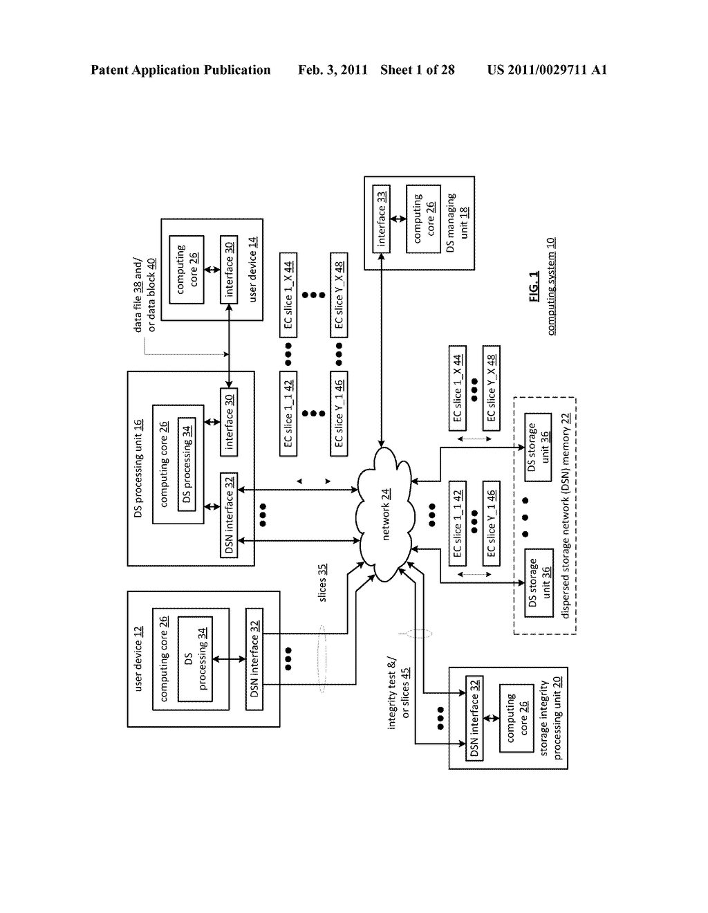METHOD AND APPARATUS FOR SLICE PARTIAL REBUILDING IN A DISPERSED STORAGE NETWORK - diagram, schematic, and image 02
