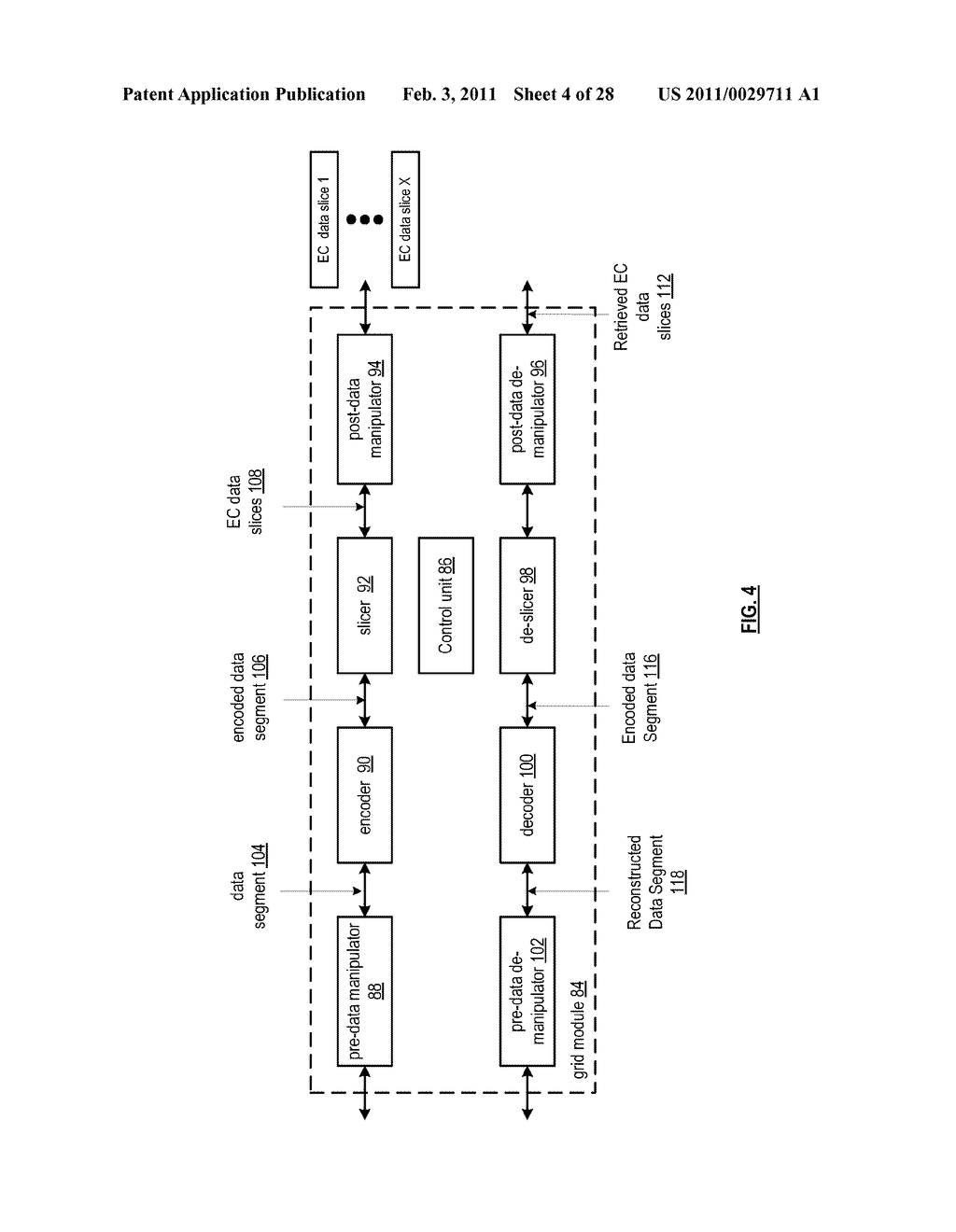 METHOD AND APPARATUS FOR SLICE PARTIAL REBUILDING IN A DISPERSED STORAGE NETWORK - diagram, schematic, and image 05