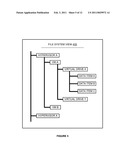 SYSTEMS AND METHODS FOR PROVIDING A FILE SYSTEM VIEW OF A STORAGE ENVIRONMENT diagram and image