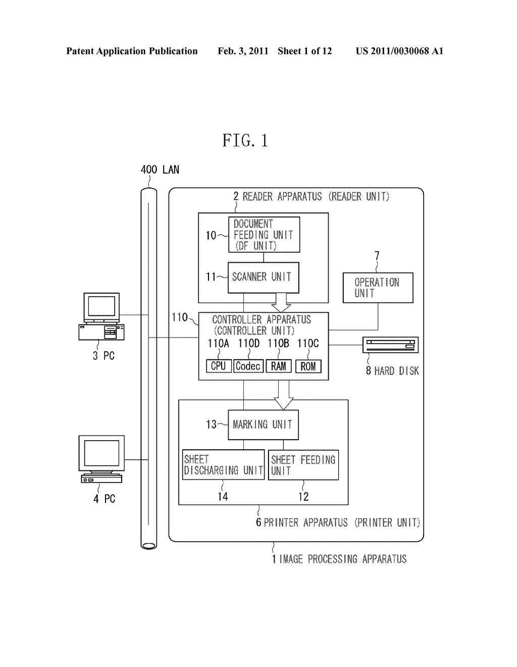 IMAGE PROCESSING APPARATUS, METHOD OF CONTROLLING THE SAME, AND STORAGE MEDIUM - diagram, schematic, and image 02