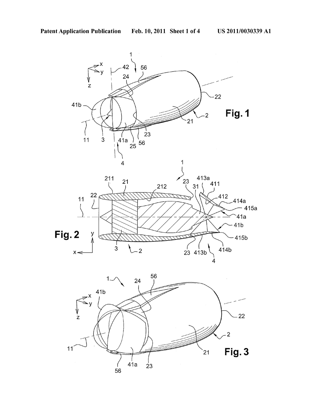 Multifunctional propulsive system for an airplane - diagram, schematic, and image 02