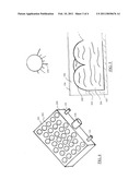 DEVICE FOR A WATER TANK WITH INTEGRATED SOLAR COLLECTOR diagram and image