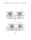 AUTOMATIC CLAMPING DEVICE FOR SLAB MATERIAL AND CLAMPING METHOD ASSOCIATED THEREWITH diagram and image