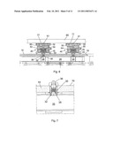 AUTOMATIC CLAMPING DEVICE FOR SLAB MATERIAL AND CLAMPING METHOD ASSOCIATED THEREWITH diagram and image