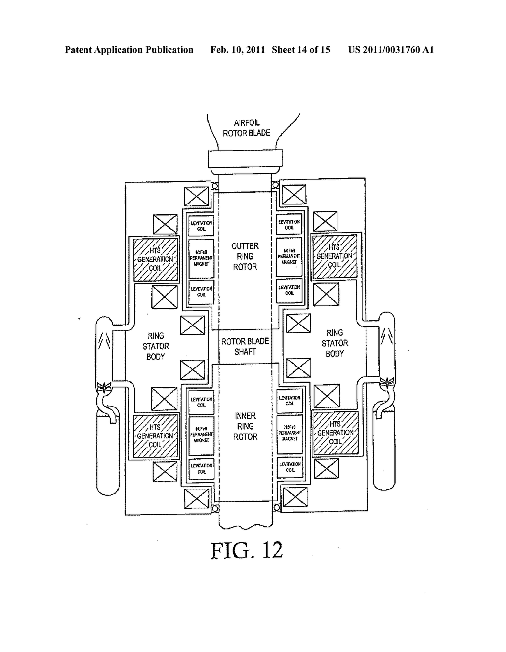 SUPERCONDUCTING TURBINE WIND RING GENERATOR - diagram, schematic, and image 15