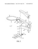CHAIR ARM TRANSFORMABLE INTO A WORK SURFACE diagram and image