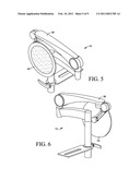 CHAIR ARM TRANSFORMABLE INTO A WORK SURFACE diagram and image