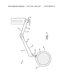 CHAIR ARM TRANSFORMABLE INTO A WORK SURFACE diagram and image