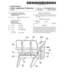 KNOCK-DOWN CHAIR WITH INTERMEDIATE SUPPORT AND COMPOUND LEG diagram and image