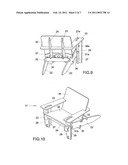 KNOCK-DOWN CHAIR WITH INTERMEDIATE SUPPORT AND COMPOUND LEG diagram and image