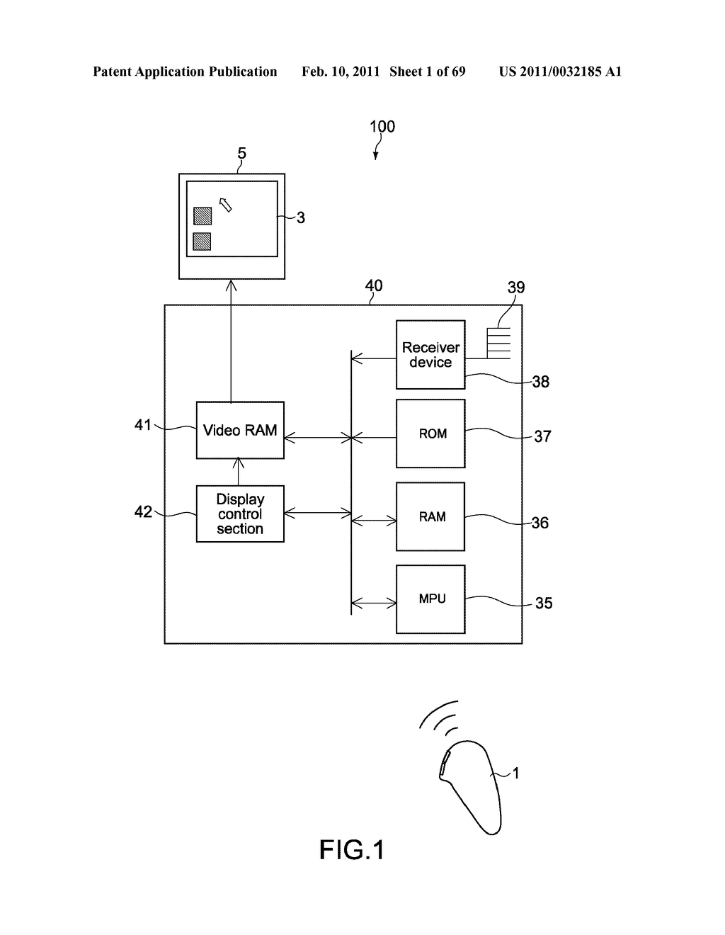 INPUT APPARATUS, CONTROL APPARATUS, CONTROL SYSTEM, CONTROL METHOD, AND HANDHELD APPARATUS - diagram, schematic, and image 02