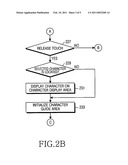 METHOD AND APPARATUS FOR INPUTTING A CHARACTER IN A PORTABLE TERMINAL HAVING A TOUCH SCREEN diagram and image