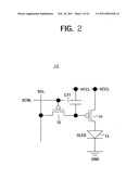 Pixel circuit and display device diagram and image